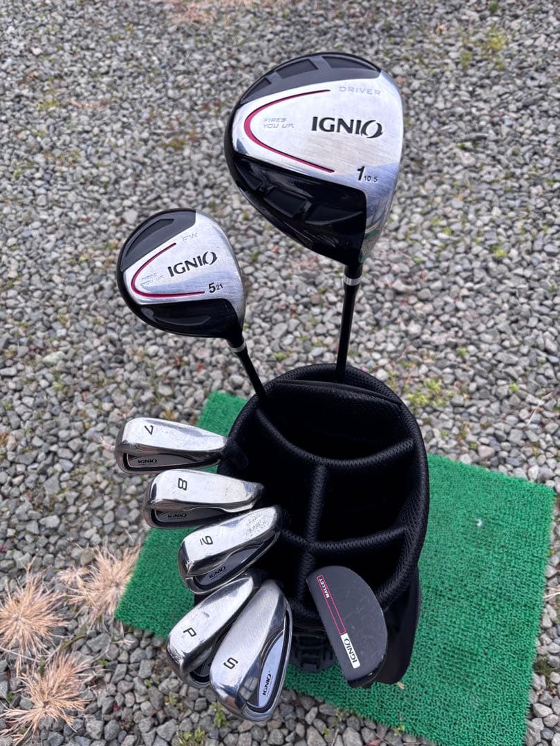 IGNIO クラブセット 1・5W 7I～9I・PW・SW(R)　PT