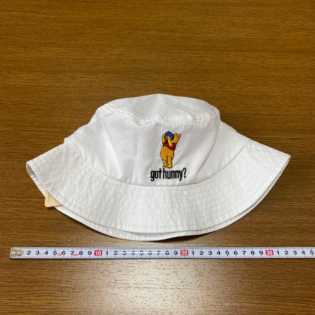ビームス　ゴルフ　バケットハット　白　プーさん　春夏　メッシュ　レディース　新品