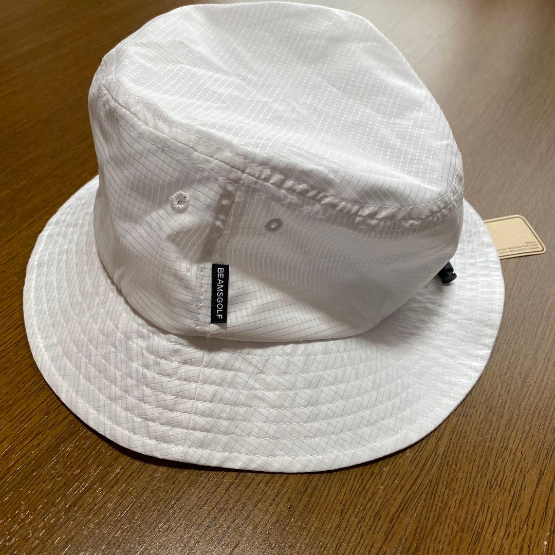 ビームス　ゴルフ　バケットハット　白　プーさん　春夏　メッシュ　レディース　新品