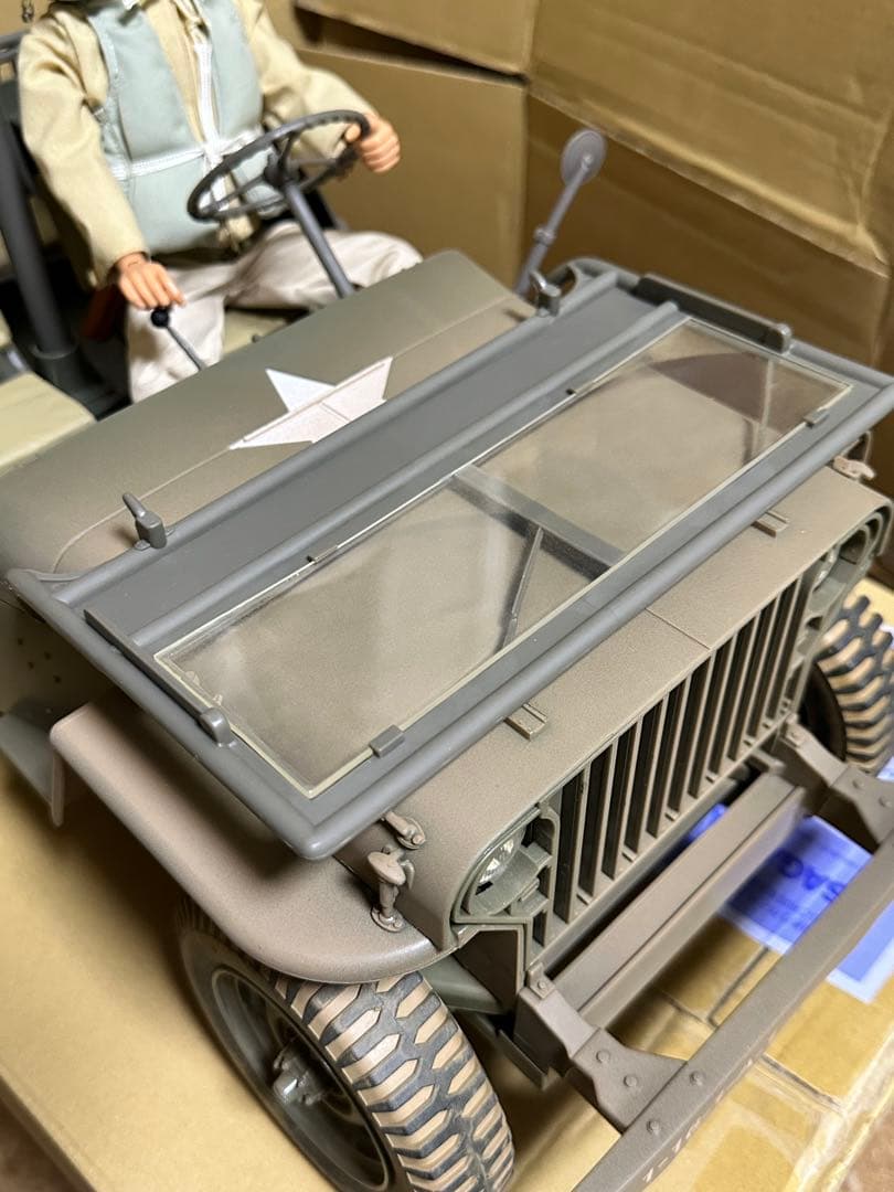 WILLYS JEEP 1/6サイズ　ジープ　フィギュア付き