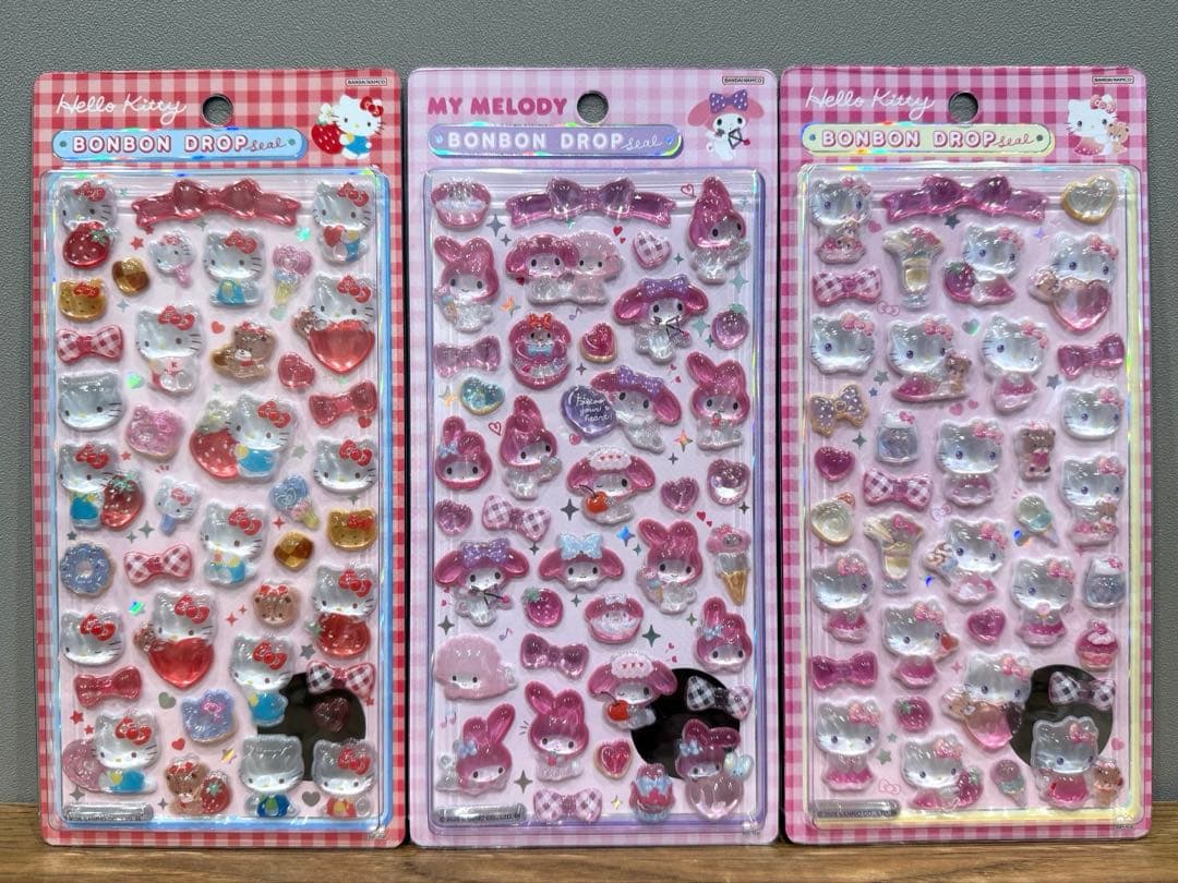 【正規品/新品未開封】サンリオ ボンボンドロップシール 6枚まとめ売り