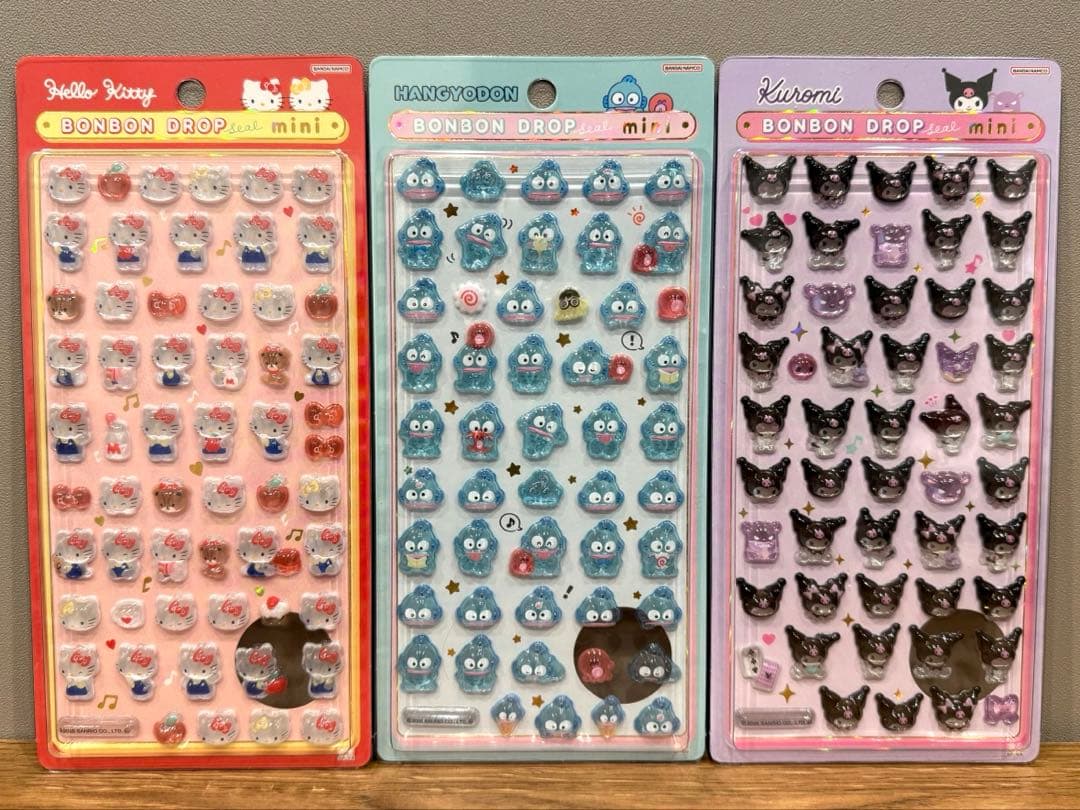 【正規品/新品未開封】サンリオ ボンボンドロップシール 6枚まとめ売り