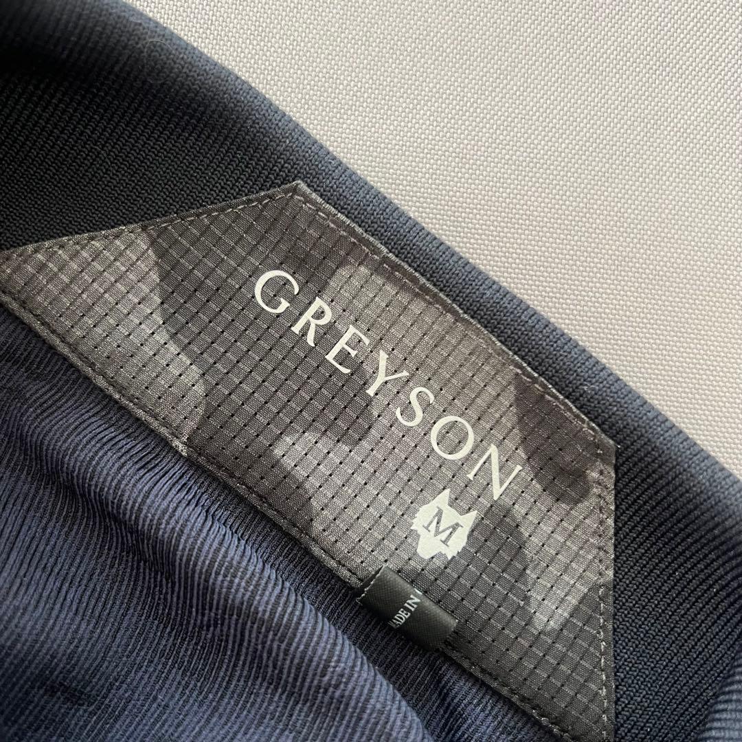 GREYSON グレイソン　総柄　ハーフジップ 長袖シャツ　メンズ　ゴルフ