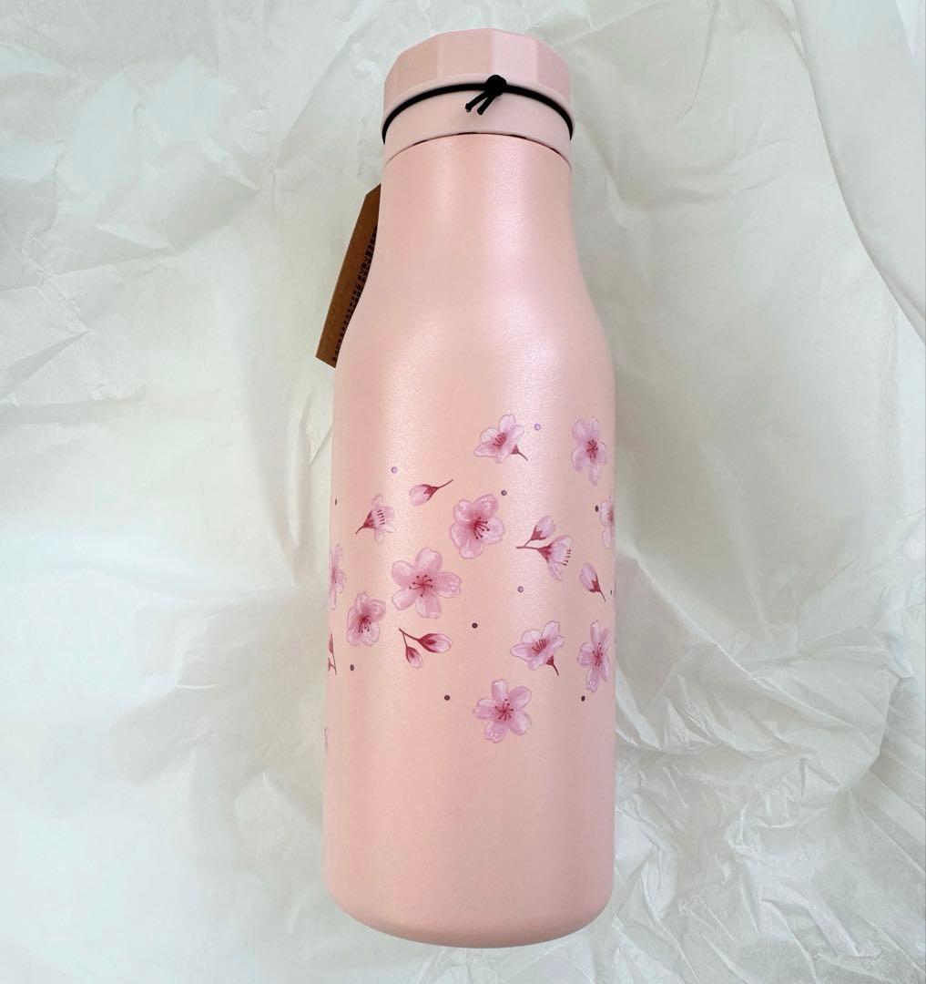 スターバックス SAKURA2026ステンレスロゴボトルマットピンク473ml