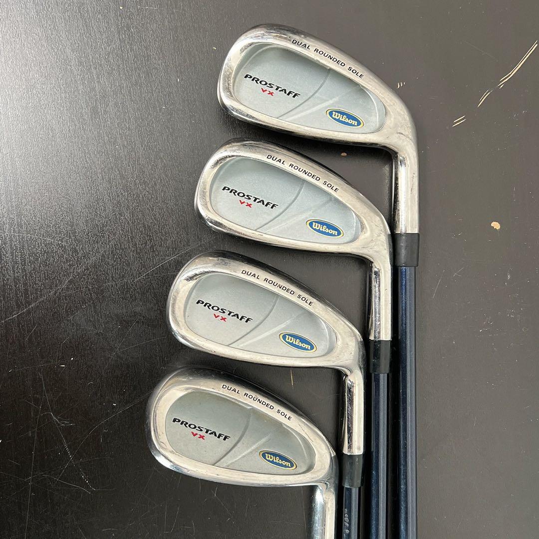 ウィルソン PROSTAFF 初心者用 ゴルフクラブセット 8本組キャディバッグ