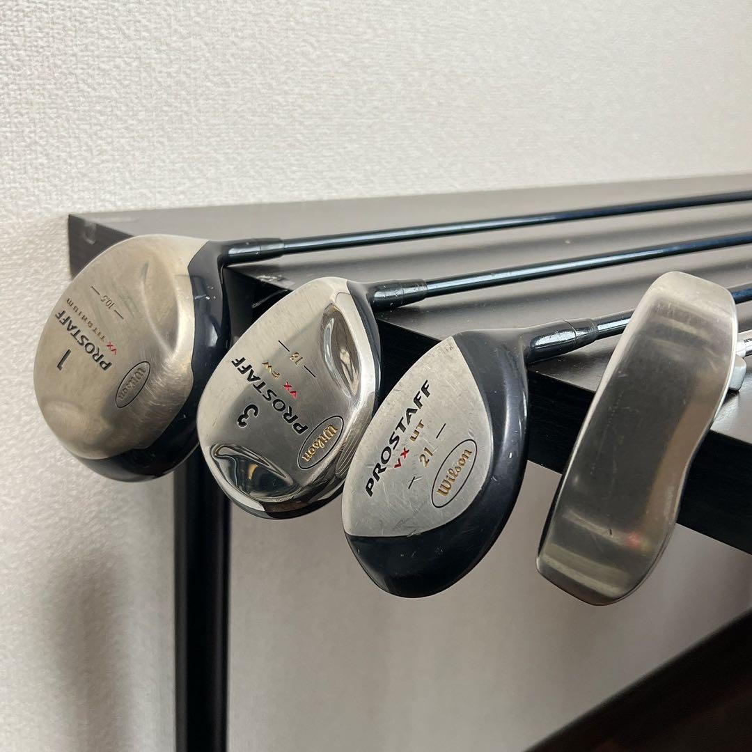 ウィルソン PROSTAFF 初心者用 ゴルフクラブセット 8本組キャディバッグ