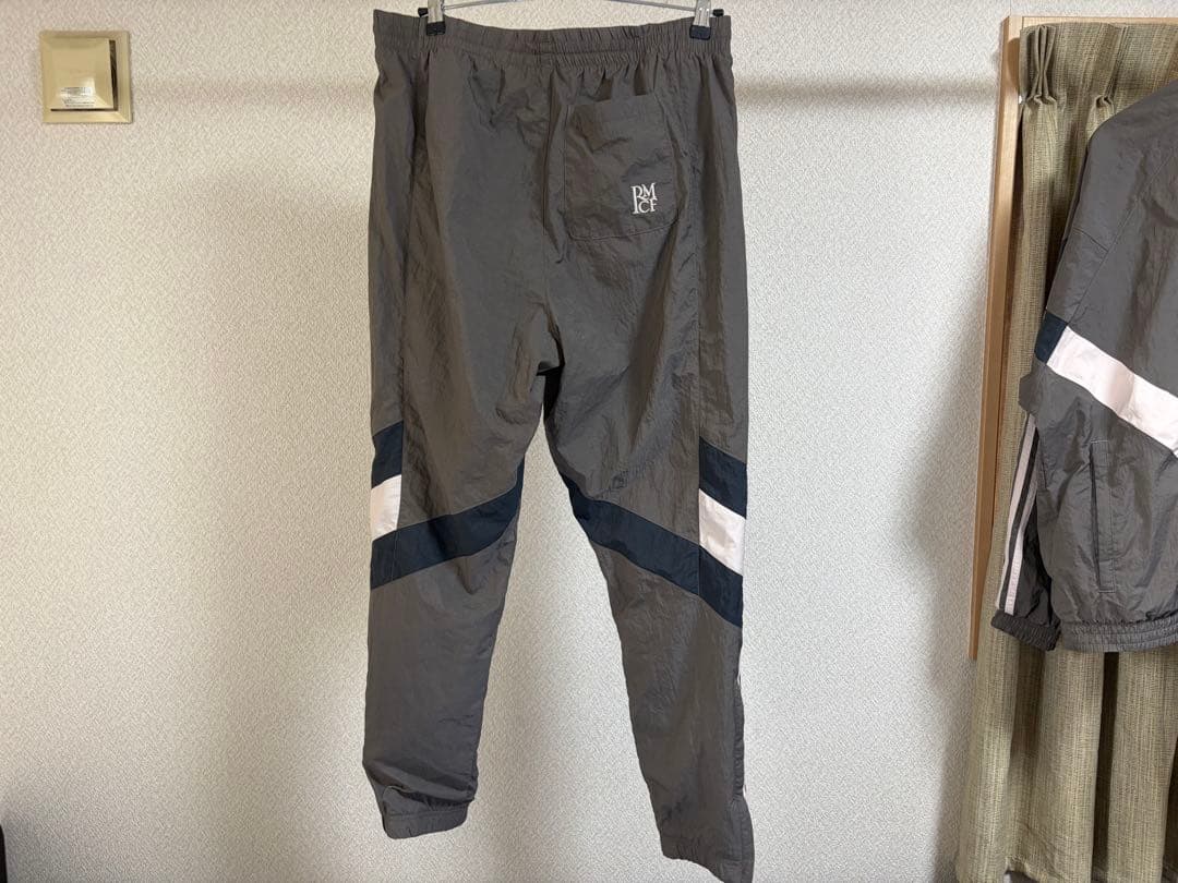 国内タグ付 adidas レアル・マドリード 2XL ナイロンジャケット 上下