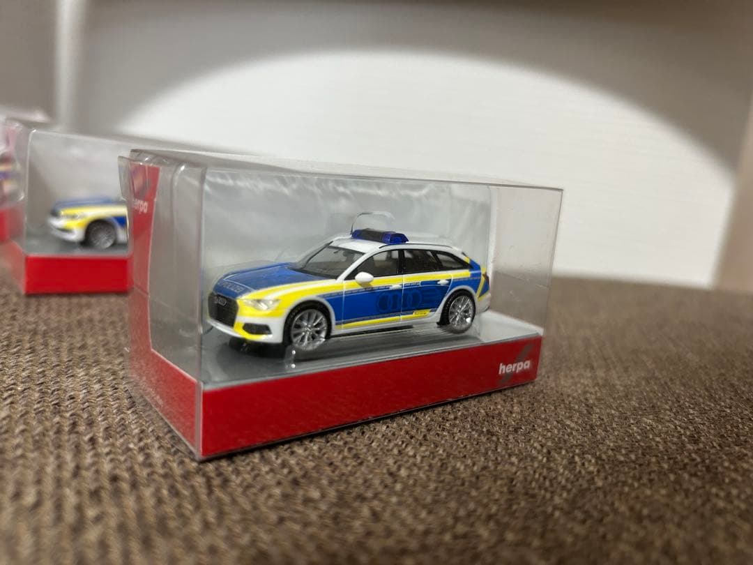 herpa 1/87 ドイツ警察車両ミニカー 3台セット