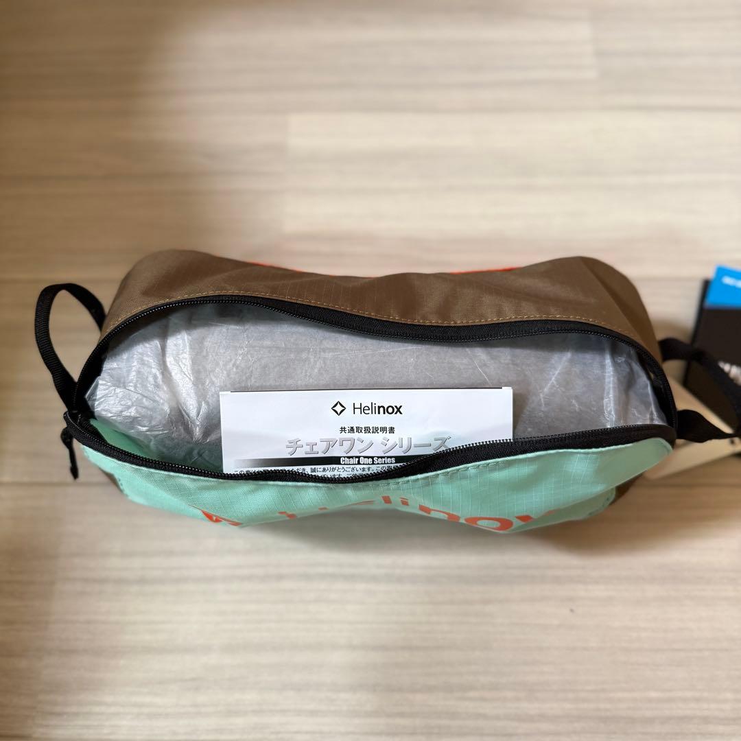 新品未使用 ヘリノックス チェアワン ミントマルチブロック MTMLB