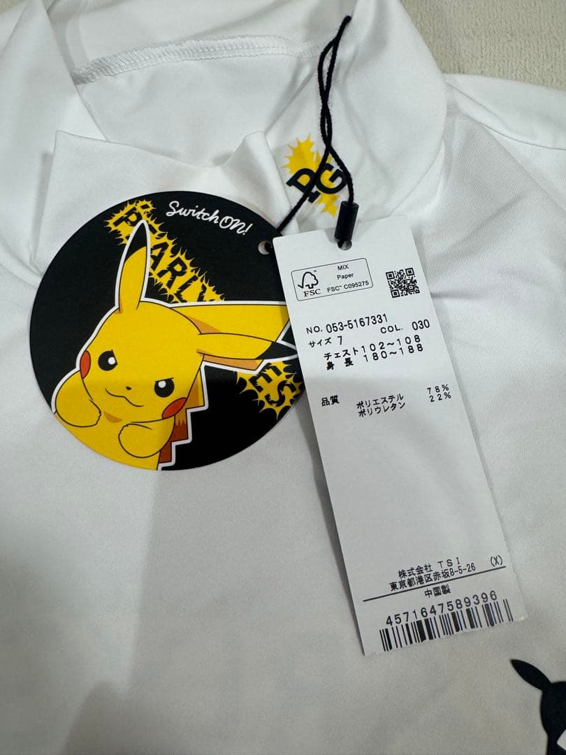 新品未使用品　パーリーゲイツ　ポケモンコラボ　ポロシャツ
