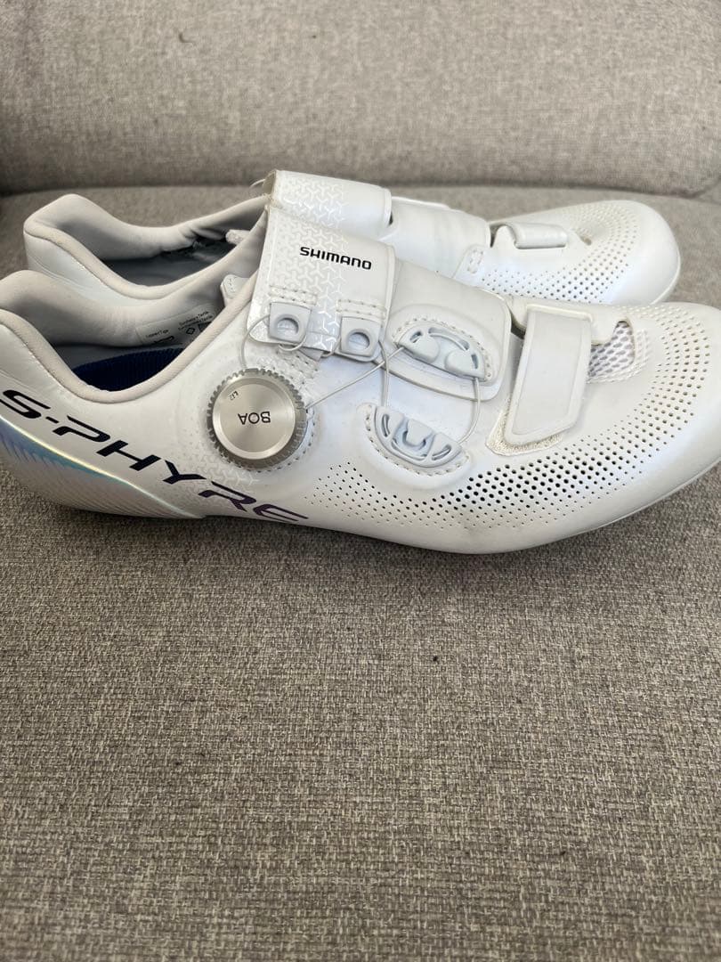 SHIMANO S-PHYRE ホワイト ロードシューズ