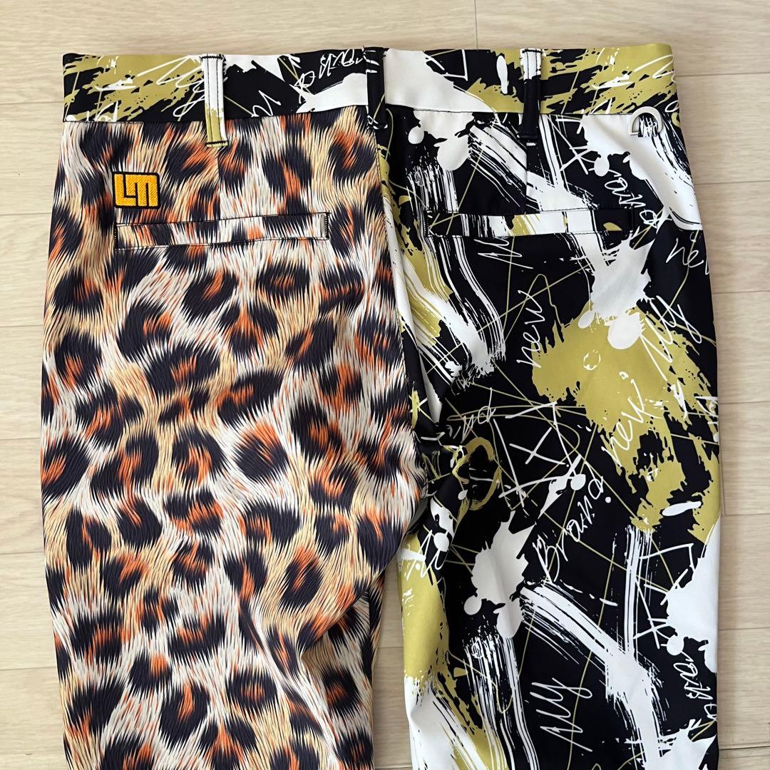 【美品】LOUD MOUTH ラウドマウス ゴルフウェア ロングパンツ M 派手