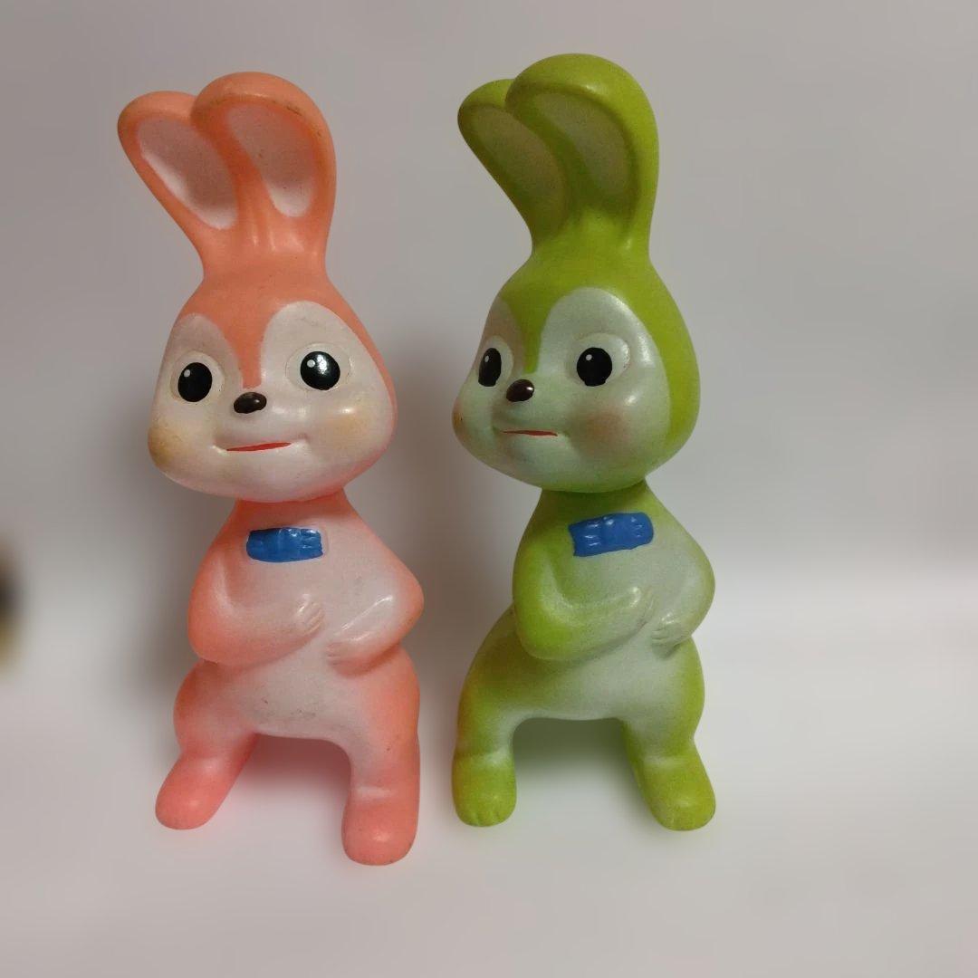昭和 レトロ エスエス製薬 ピョンちゃん ソフビ 3代目 非売品 セット