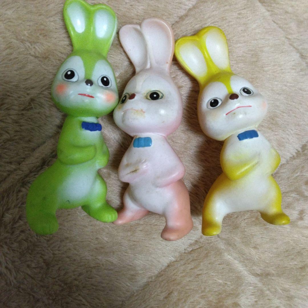 昭和 レトロ エスエス製薬 ピョンちゃん ソフビ 3代目 非売品 セット