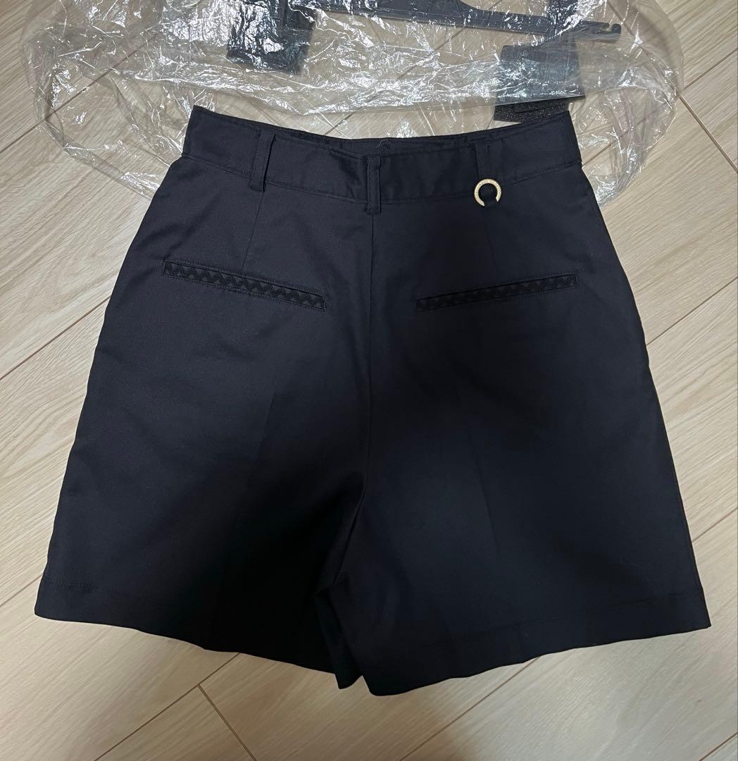 【CELFORD　GOLF】ストレッチオックスショートパンツ 黒36