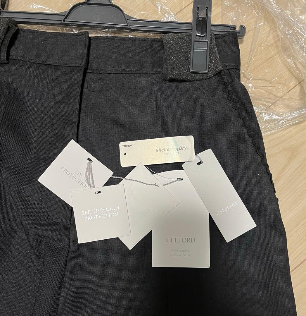 【CELFORD　GOLF】ストレッチオックスショートパンツ 黒36