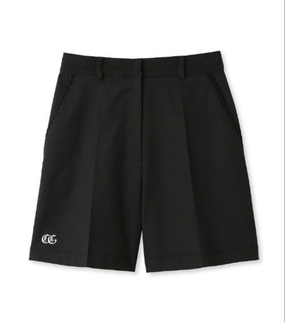 【CELFORD　GOLF】ストレッチオックスショートパンツ 黒36