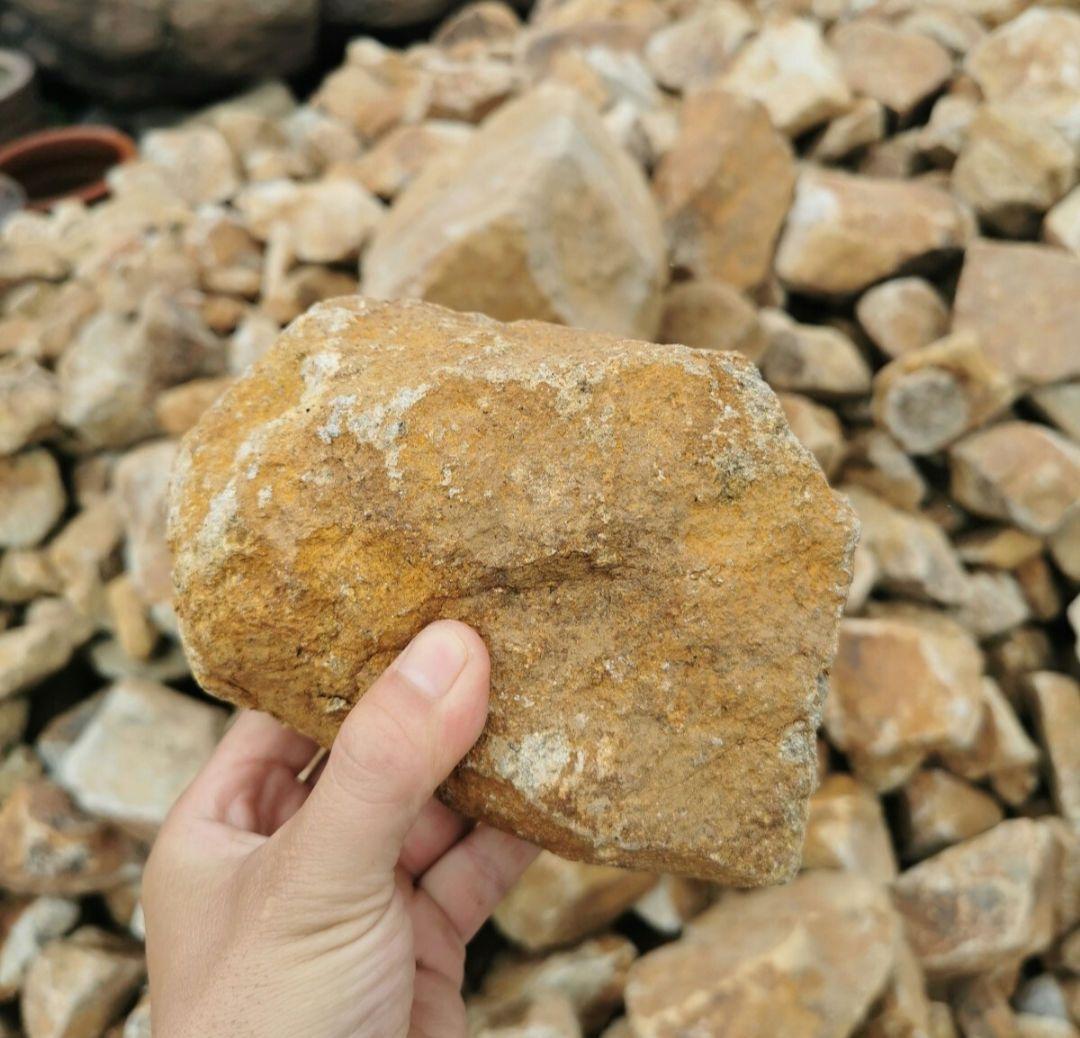 滋賀産　甲賀石　1.000キロ　庭石　石 石材　割栗石　庭　坪庭　ガーデニング