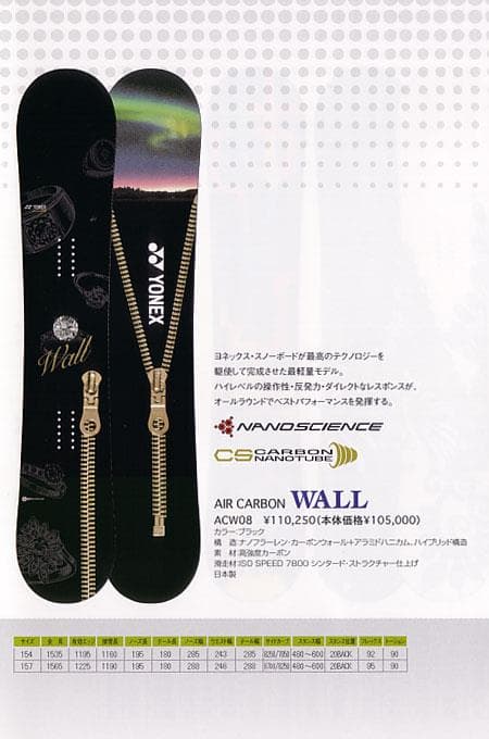 YONEX WALL 157㎝　08/09 MODEL