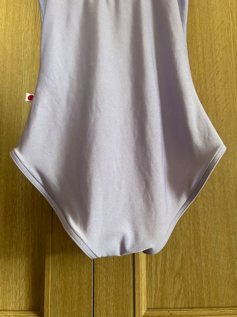 YUMIKO レオタードSL オーダー 薄紫 ベロア スペイン製