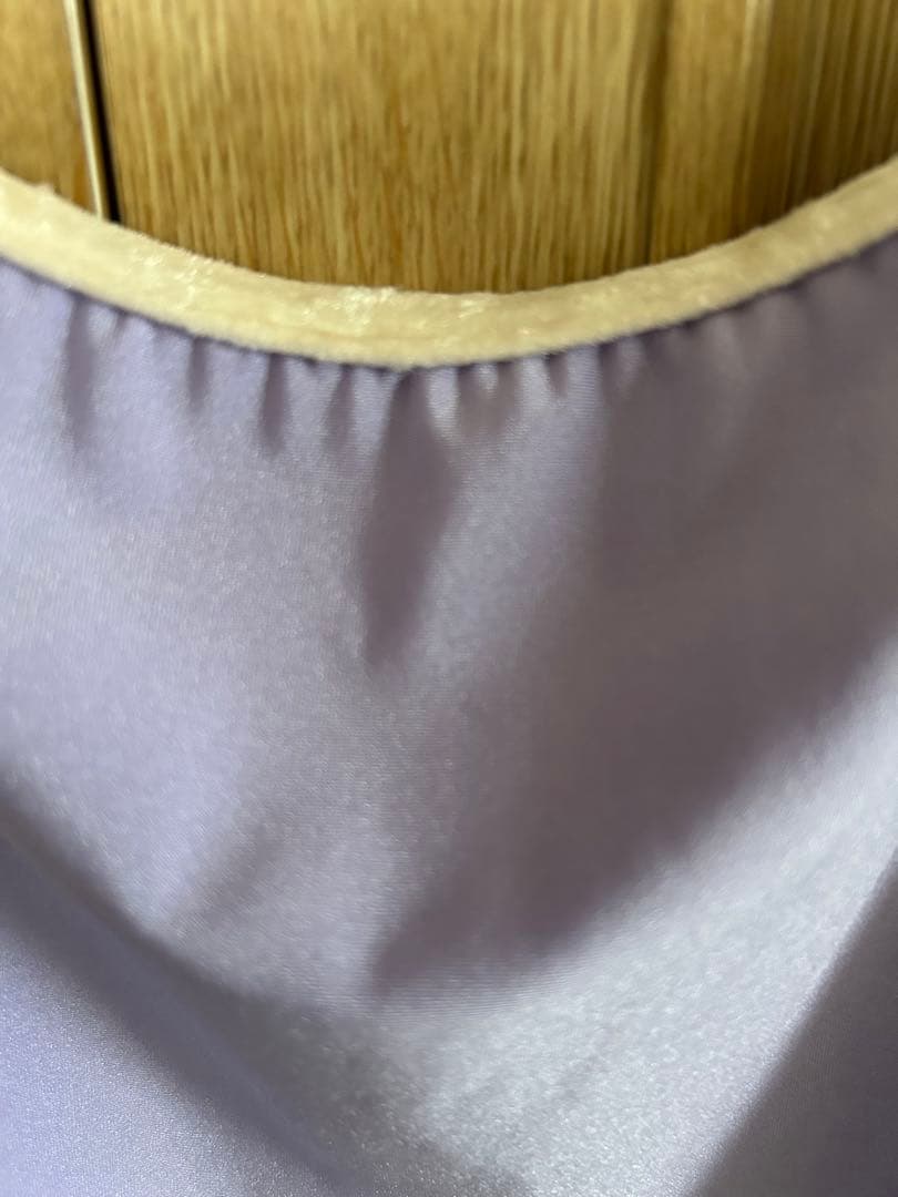 YUMIKO レオタードSL オーダー 薄紫 ベロア スペイン製