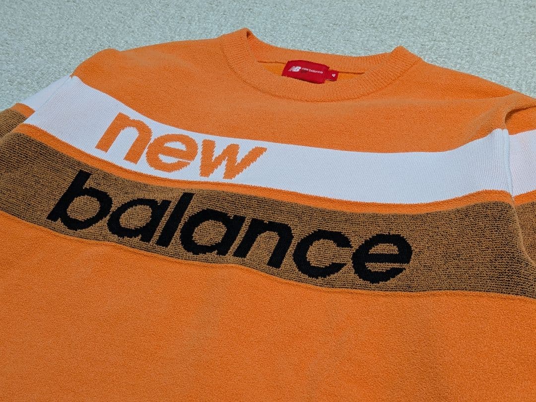 美品 NEWBALANCE ニューバランス ゴルフウェア メンズニットセーター４