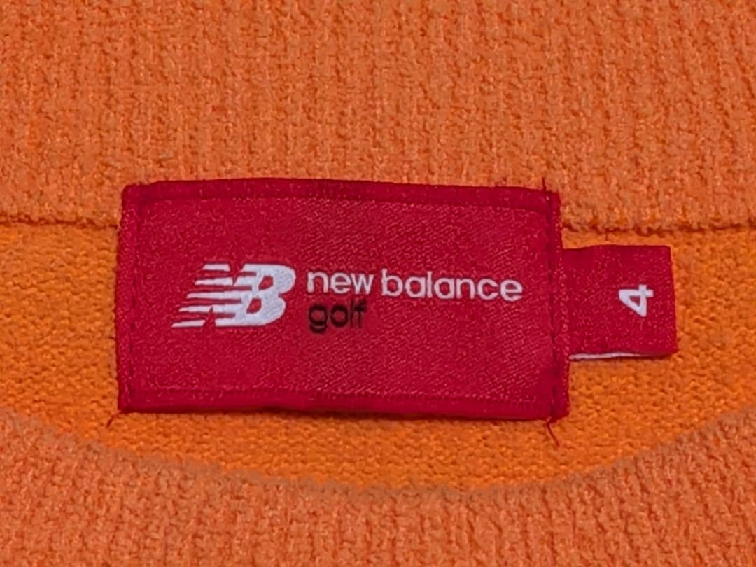 美品 NEWBALANCE ニューバランス ゴルフウェア メンズニットセーター４