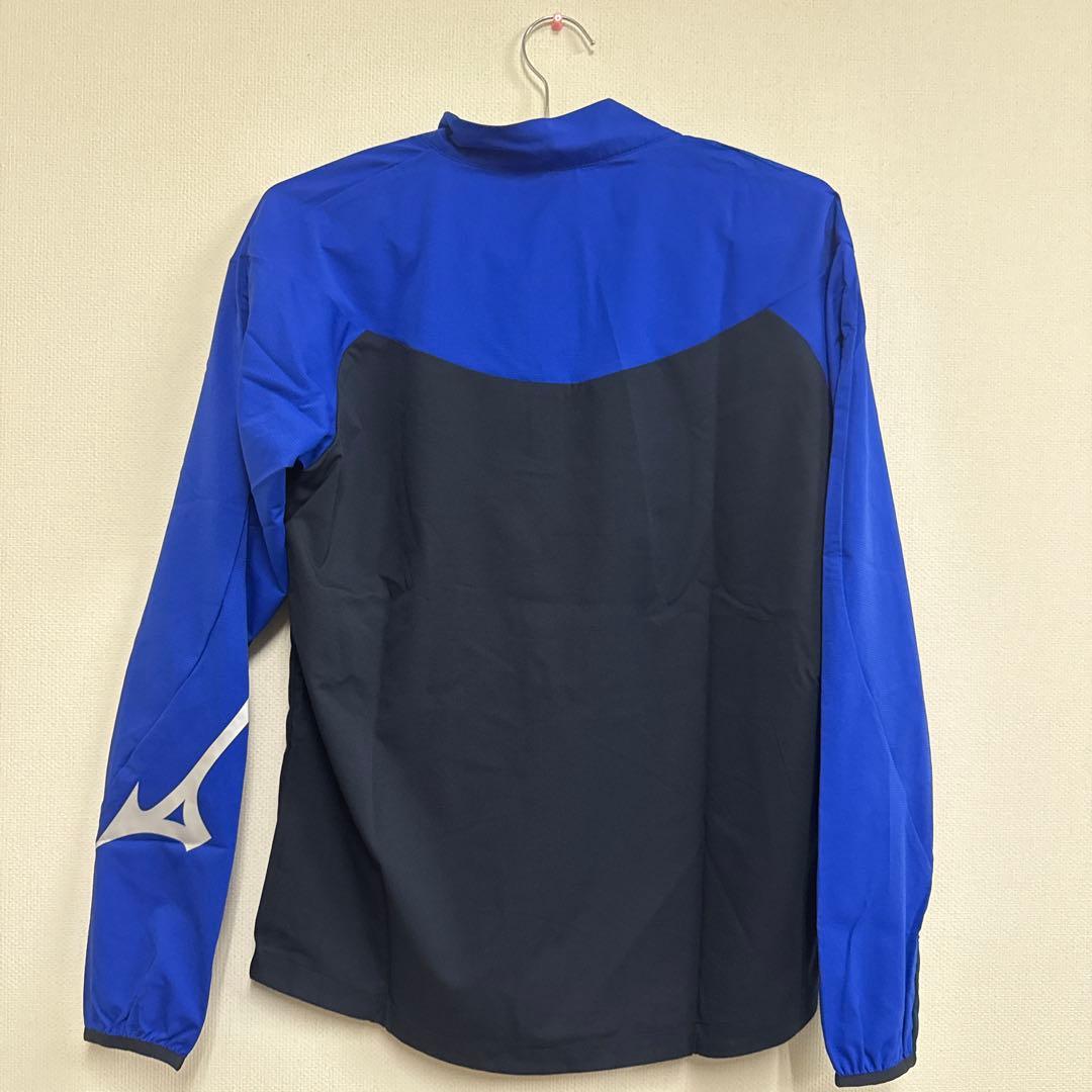 Mizuno ジップアップジャケット上下セット Lサイズ 青/黒