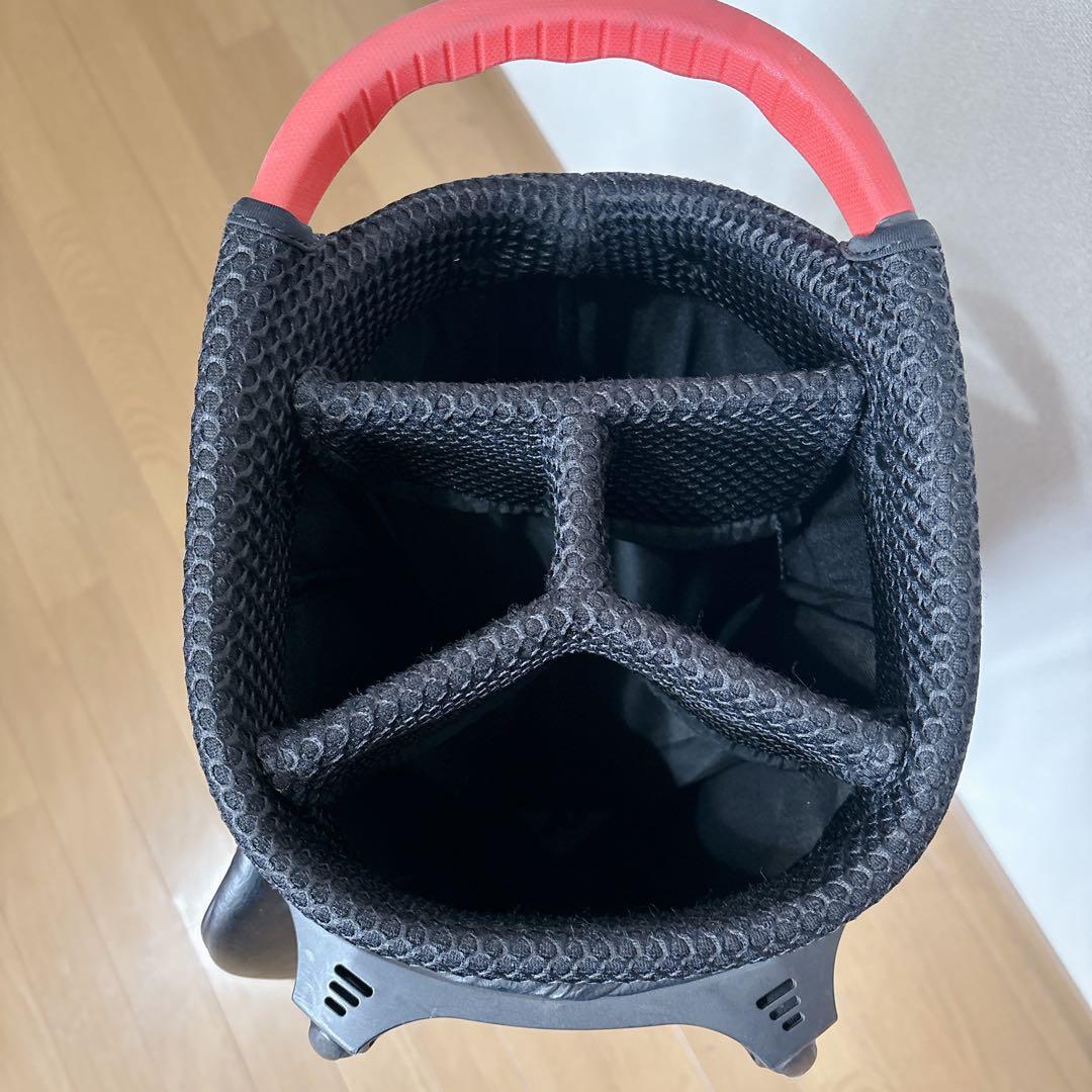 K475 Pretti ピレッティ スタンドキャディバッグ ブラック フード無し
