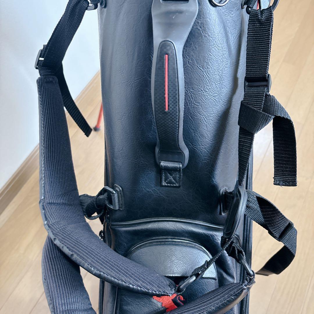 K475 Pretti ピレッティ スタンドキャディバッグ ブラック フード無し