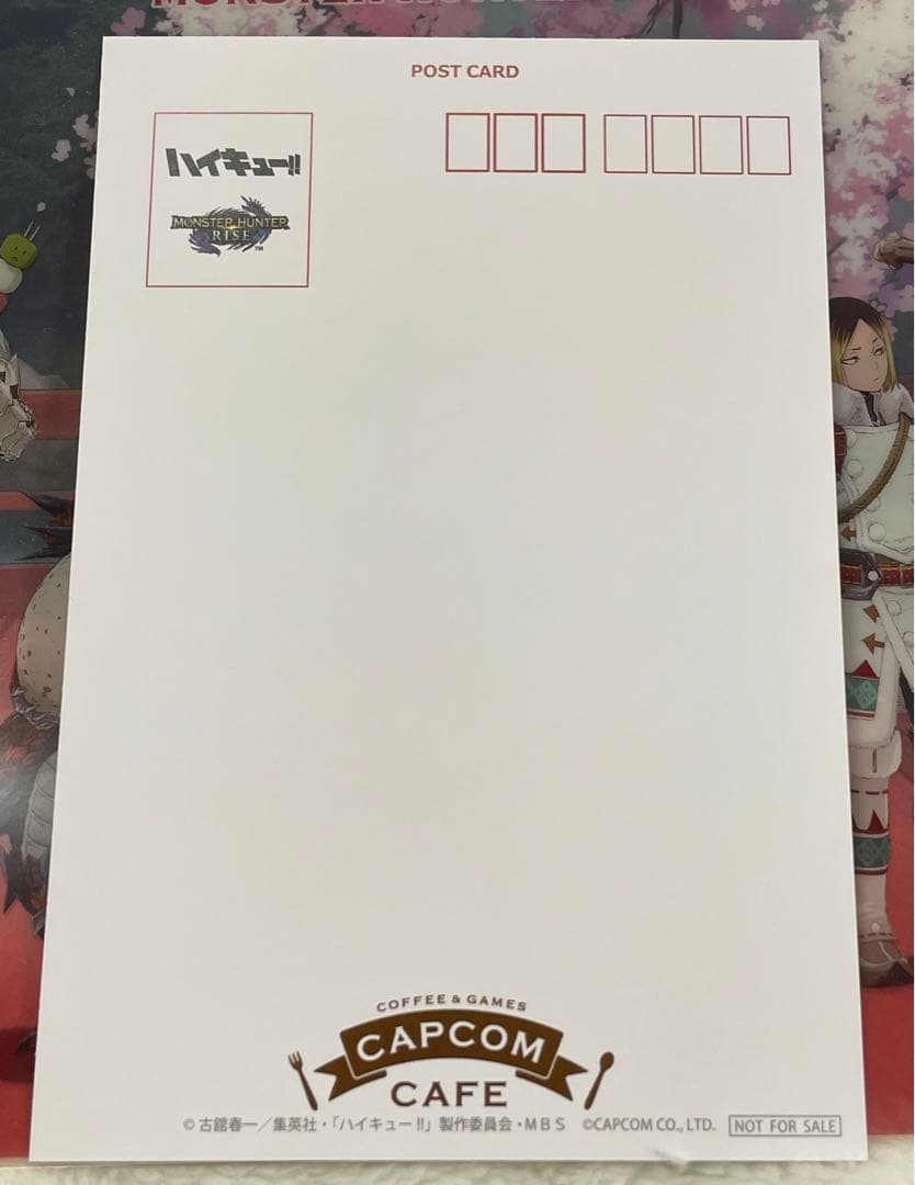 ハイキュー　カプコンカフェ　モンハン　　まとめ売り　特典　黒尾鉄朗