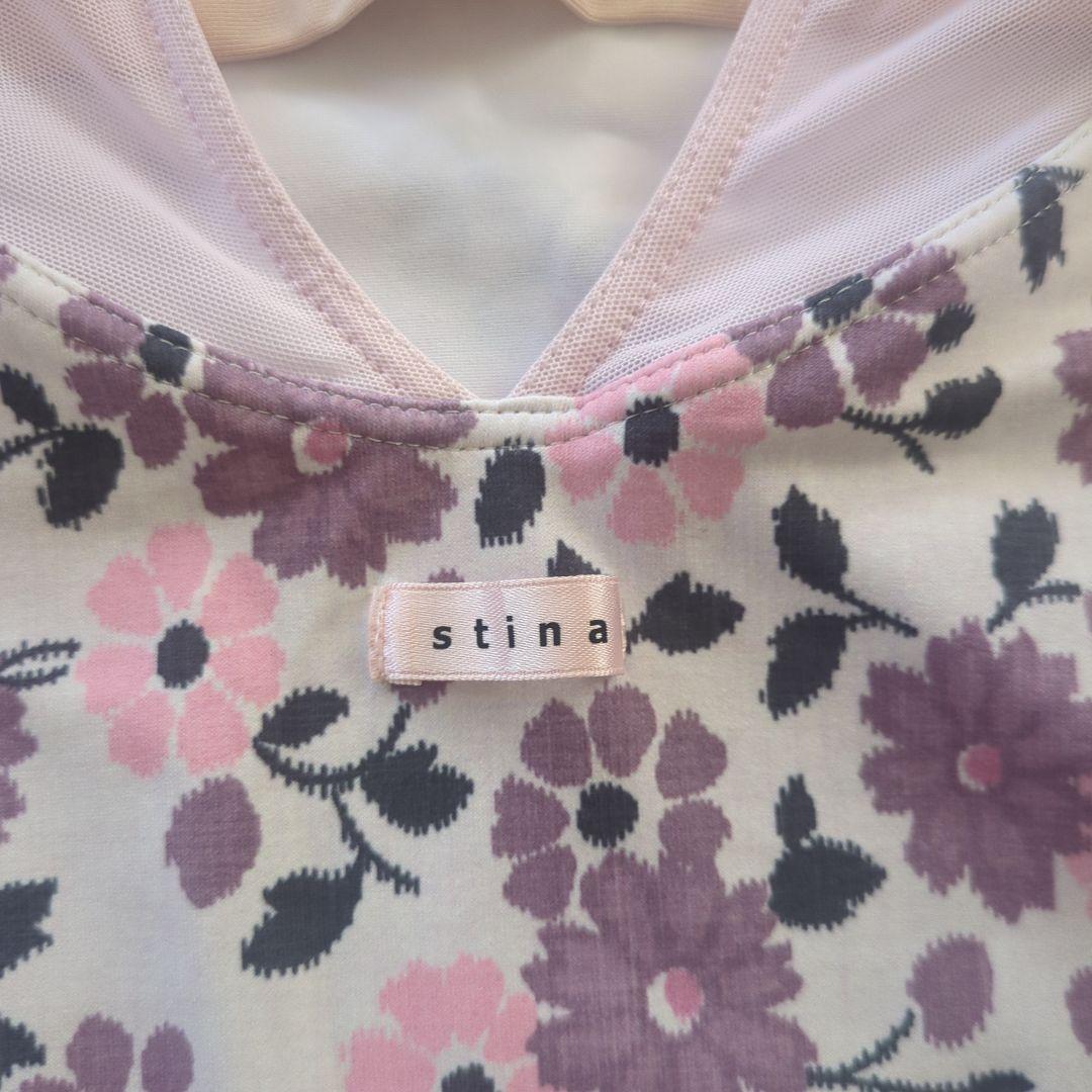 stina 花柄 レオタード　水着