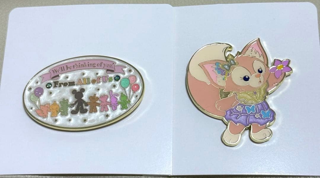 ディズニーシー　ダッフィー＆フレンズ　フロム・オール・オブ・アス ピンバッジ
