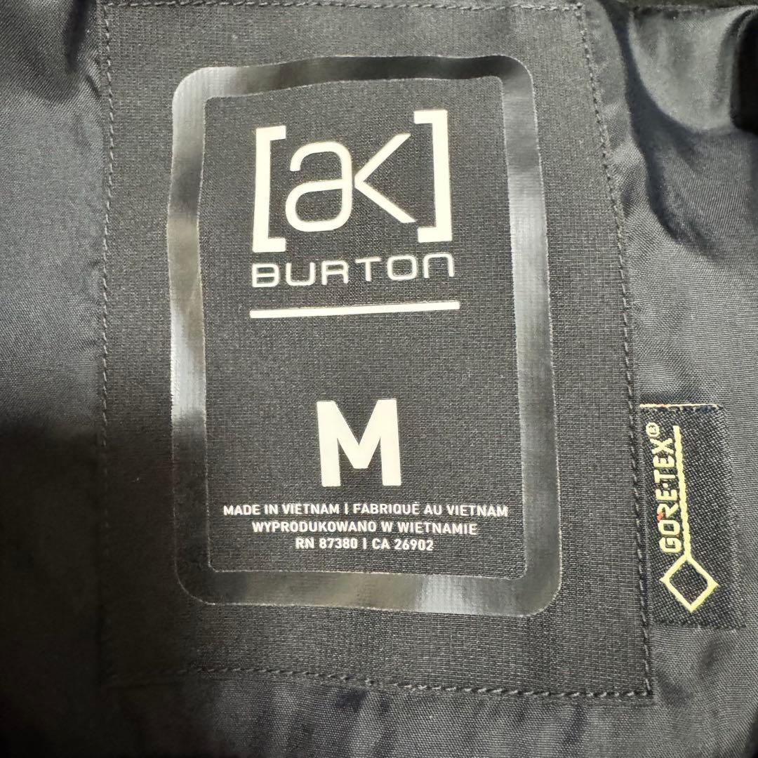BURTON [aK]GORE-TEXスノーボードジャケット/M /ブラック