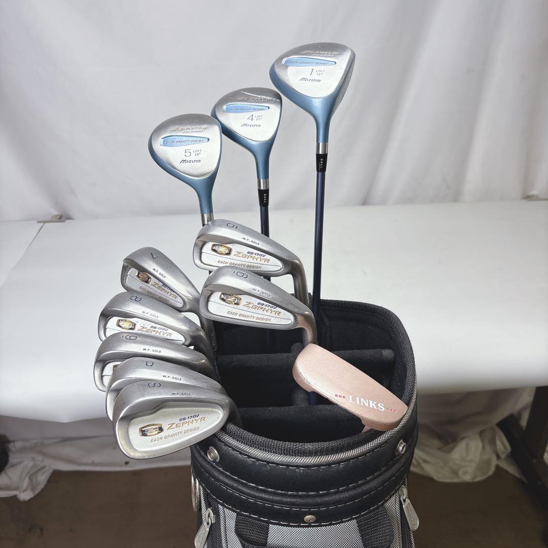 【激安‼️】MIZUNO Zephyr レディース ゴルフクラブセット