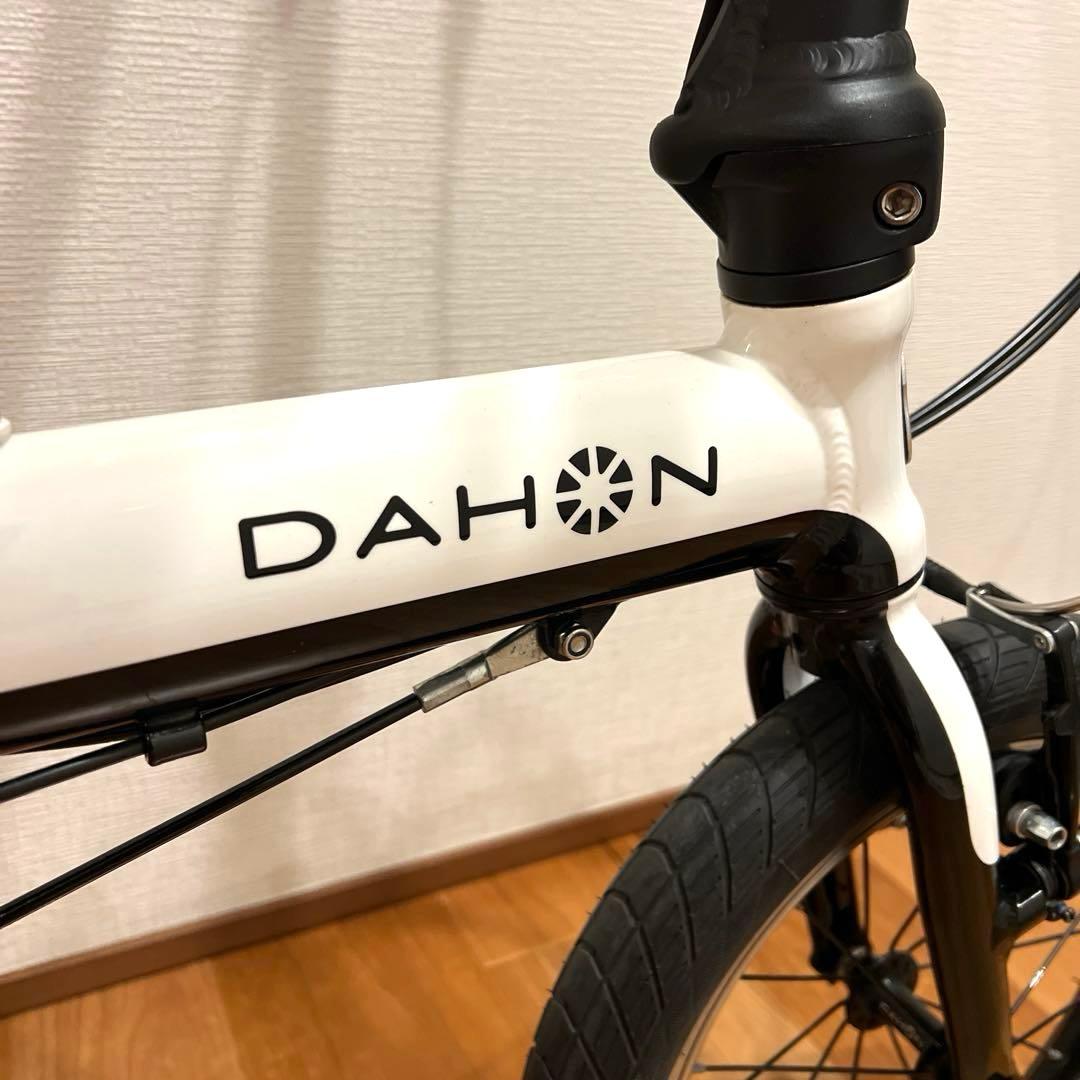 美品 DAHON ダホン K3 ホワイト 自転車 ルノー ターン N8 P10