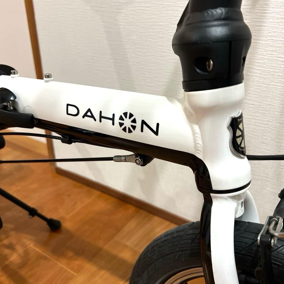 美品 DAHON ダホン K3 ホワイト 自転車 ルノー ターン N8 P10