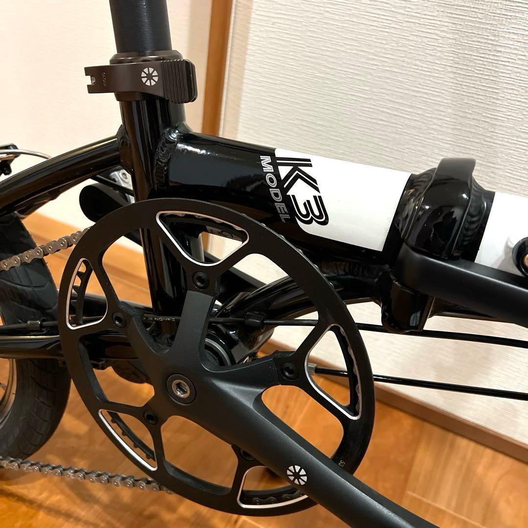 美品 DAHON ダホン K3 ホワイト 自転車 ルノー ターン N8 P10