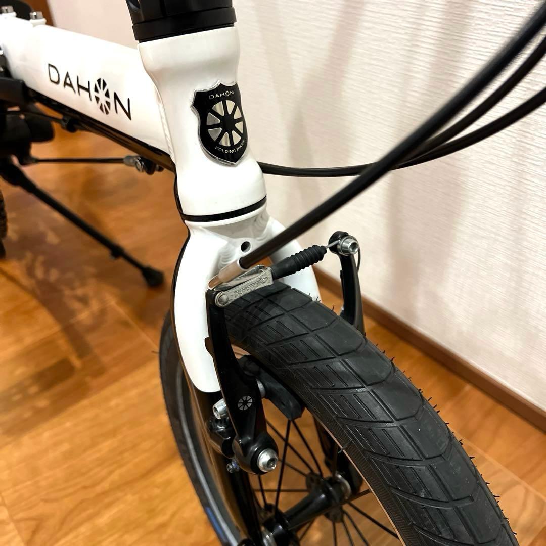 美品 DAHON ダホン K3 ホワイト 自転車 ルノー ターン N8 P10