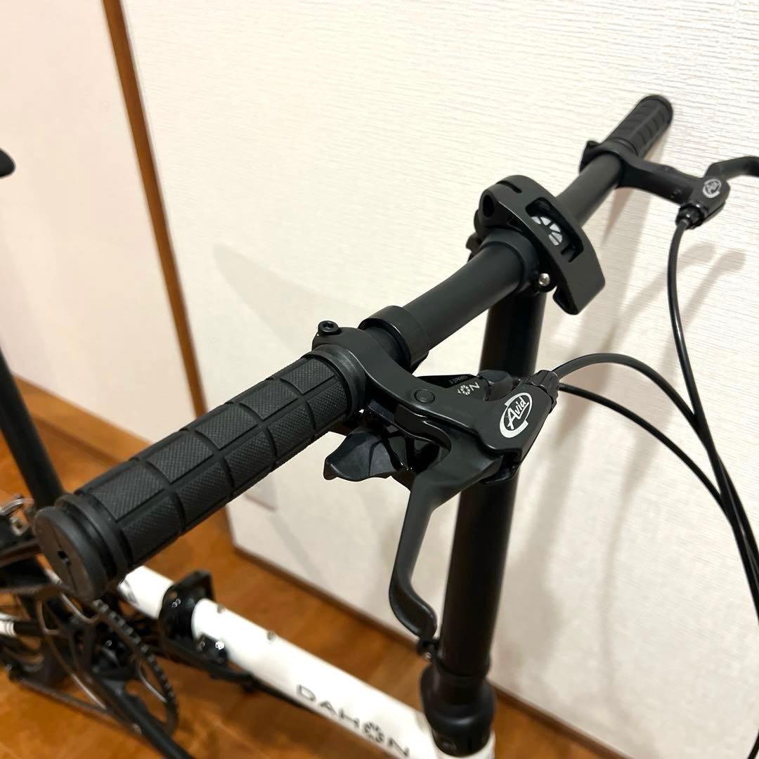 美品 DAHON ダホン K3 ホワイト 自転車 ルノー ターン N8 P10