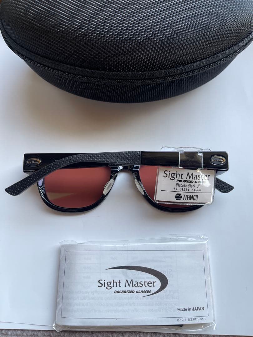 【格安極美品】Sight Master 偏光サングラス ミセラ ライトローズ