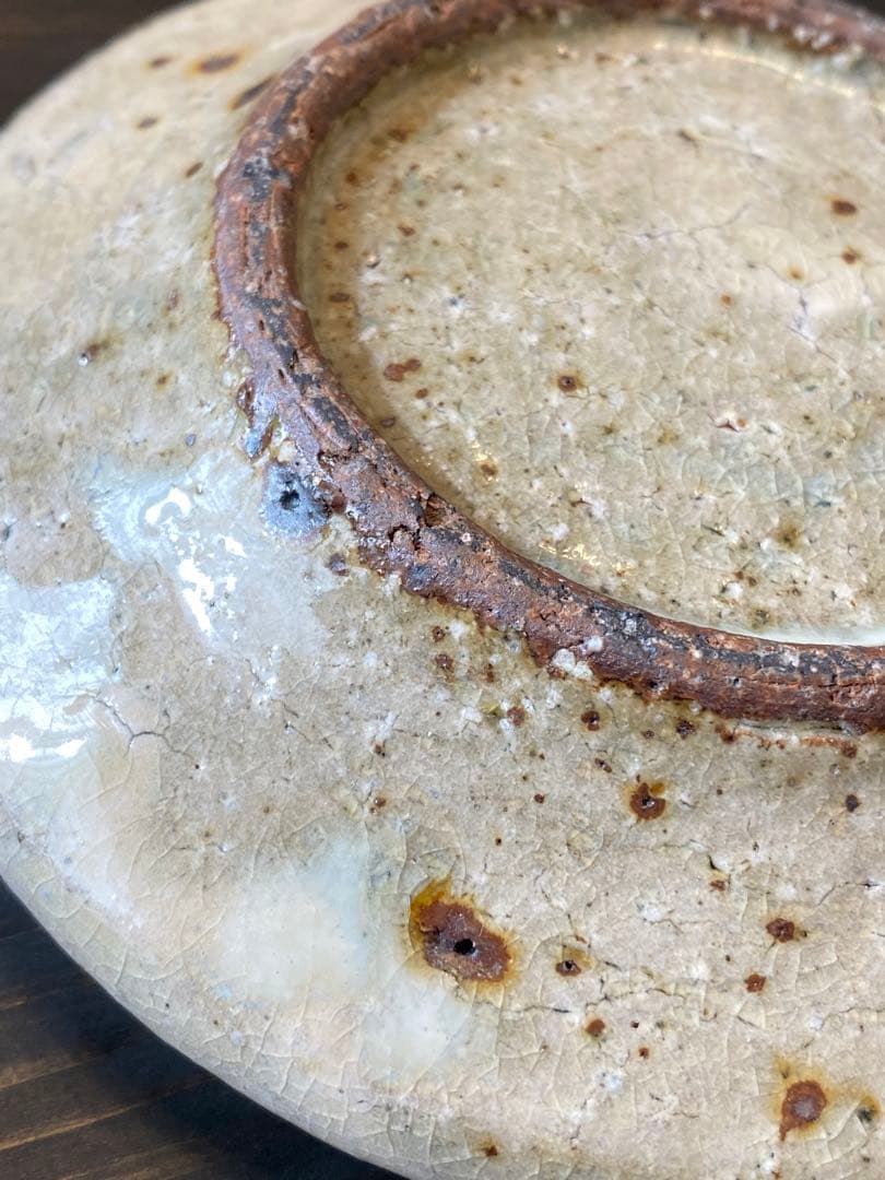 中村哲雄　薄灰　丸縁小鉢　2客　豆鉢　小皿　作家もの　器