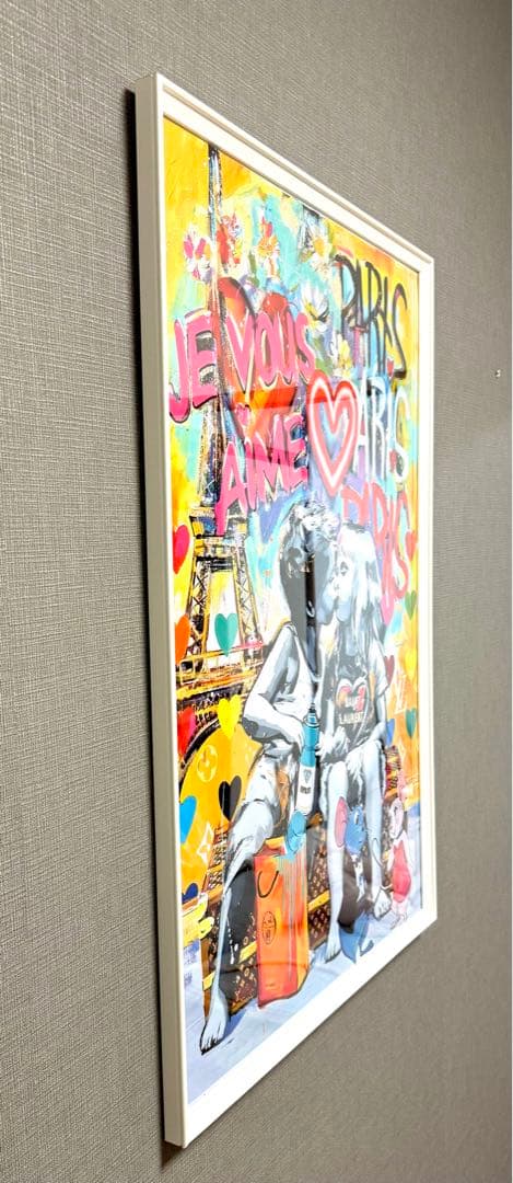 No.152フレーム付きキャンバスアート　オマージュアート　ブランドアート絵画