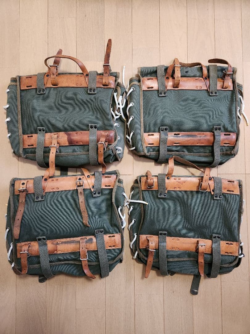 オーストリッチ　DLX　サイドバッグ4個　グリーン　ランドナー