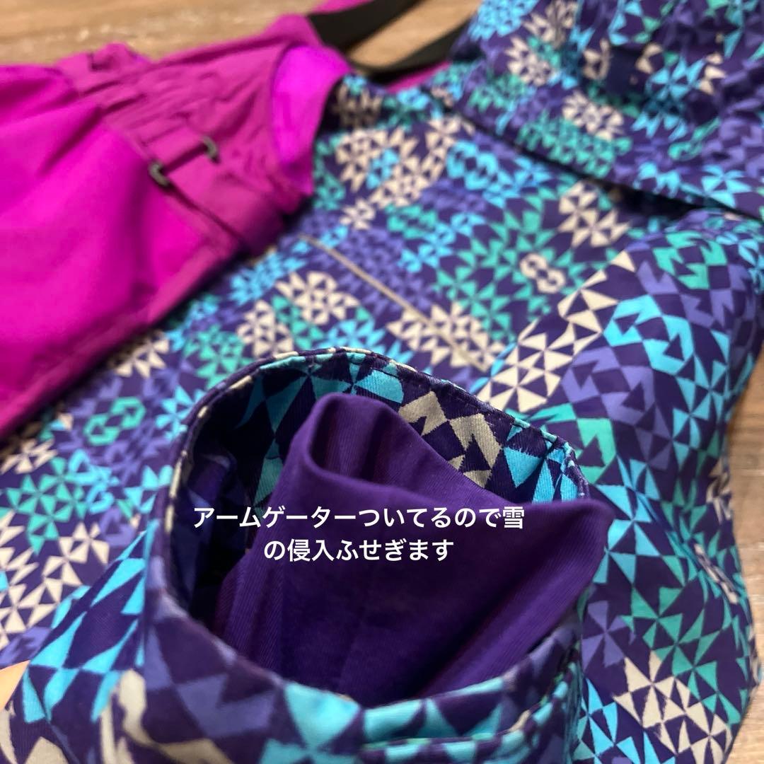コロンビア　150 スキーウェア　女の子　ウェア セットアップ