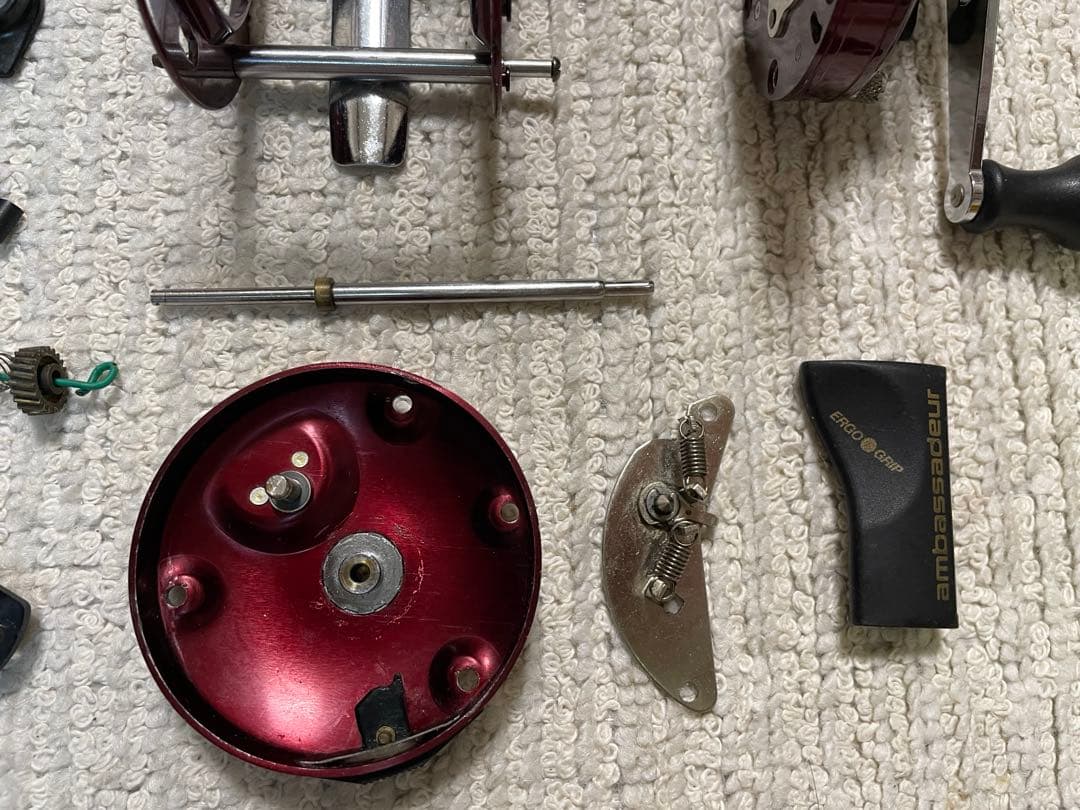釣り　アブ　リール　部品　アンバサダー　6500 C3 2・Speed91-0
