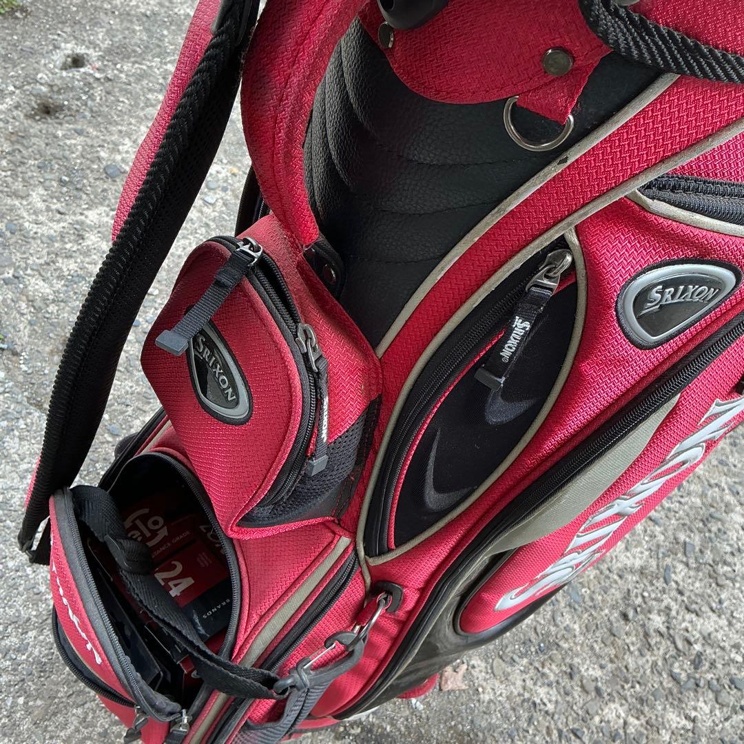【7分割・ボールセット】SRIXON キャディバッグ ＆ Titleist