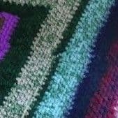 期間限定！ハンドメイド・マルチカバー・こたつ上掛・正方形大判・純毛・毛糸使用