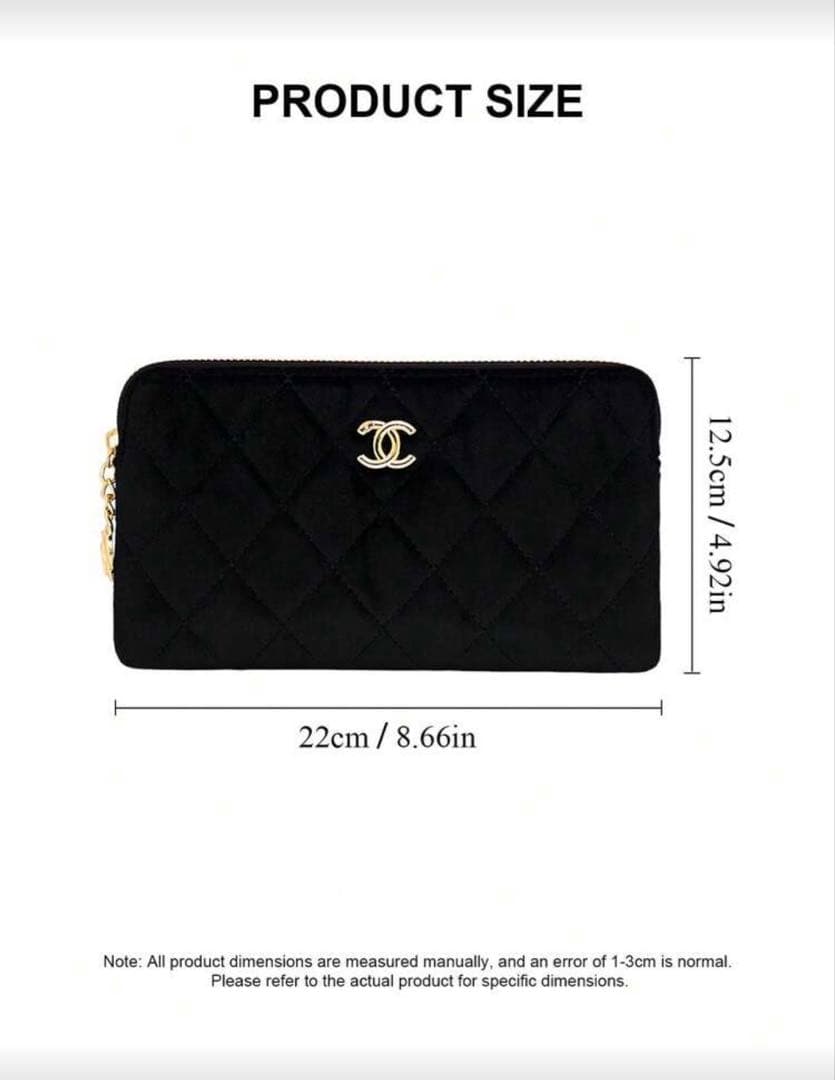 CHANEL ベルベット クラッチバッグ
