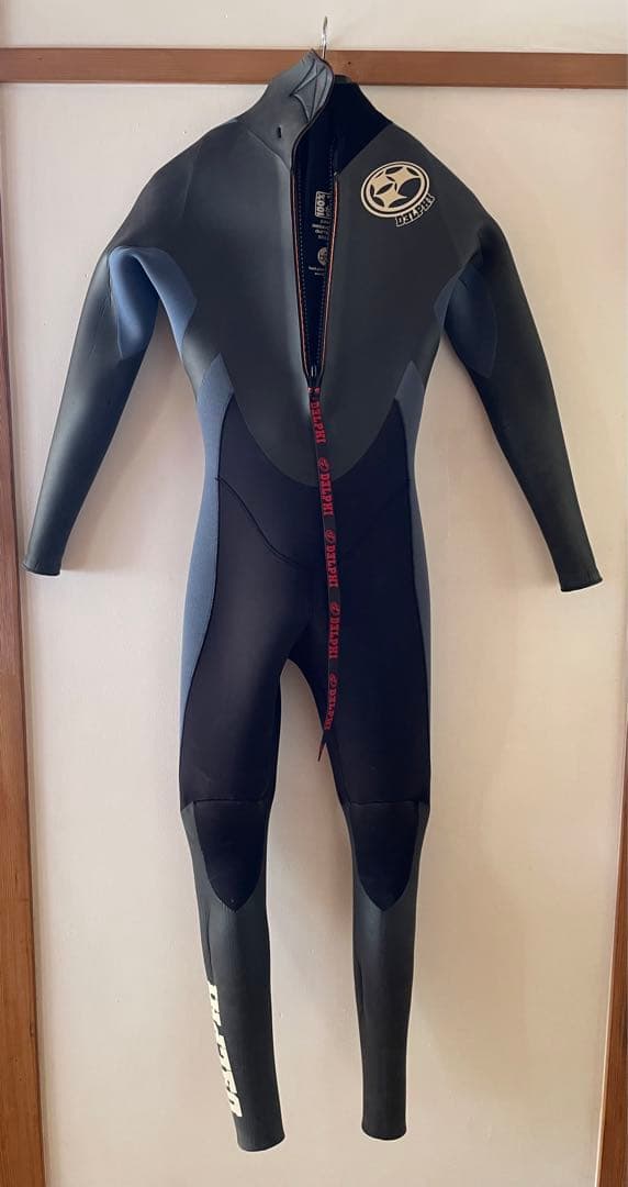 DELPHI 冬用 セミドライウエットスーツ サーフブーツ付き